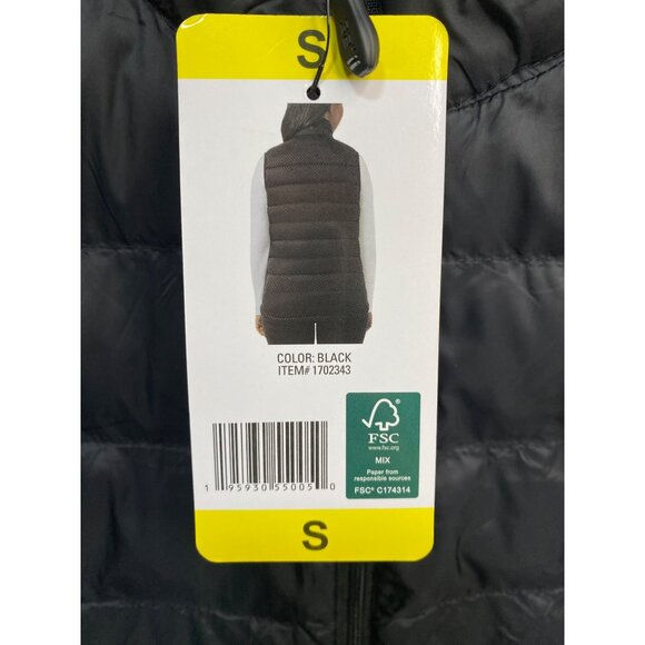 32 Degrees Heat Womens Lightweight Warmth Packable Vest Size Small, Black - Picture 13 of 13